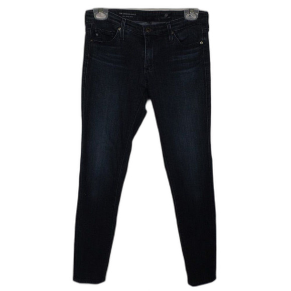 Ag Adriano Goldschmied Denim - AG ADRIANO GOLDSHMEID Jeans, 26R, Legging Ankle, Skinny, CoalGrey Wash, low rise
